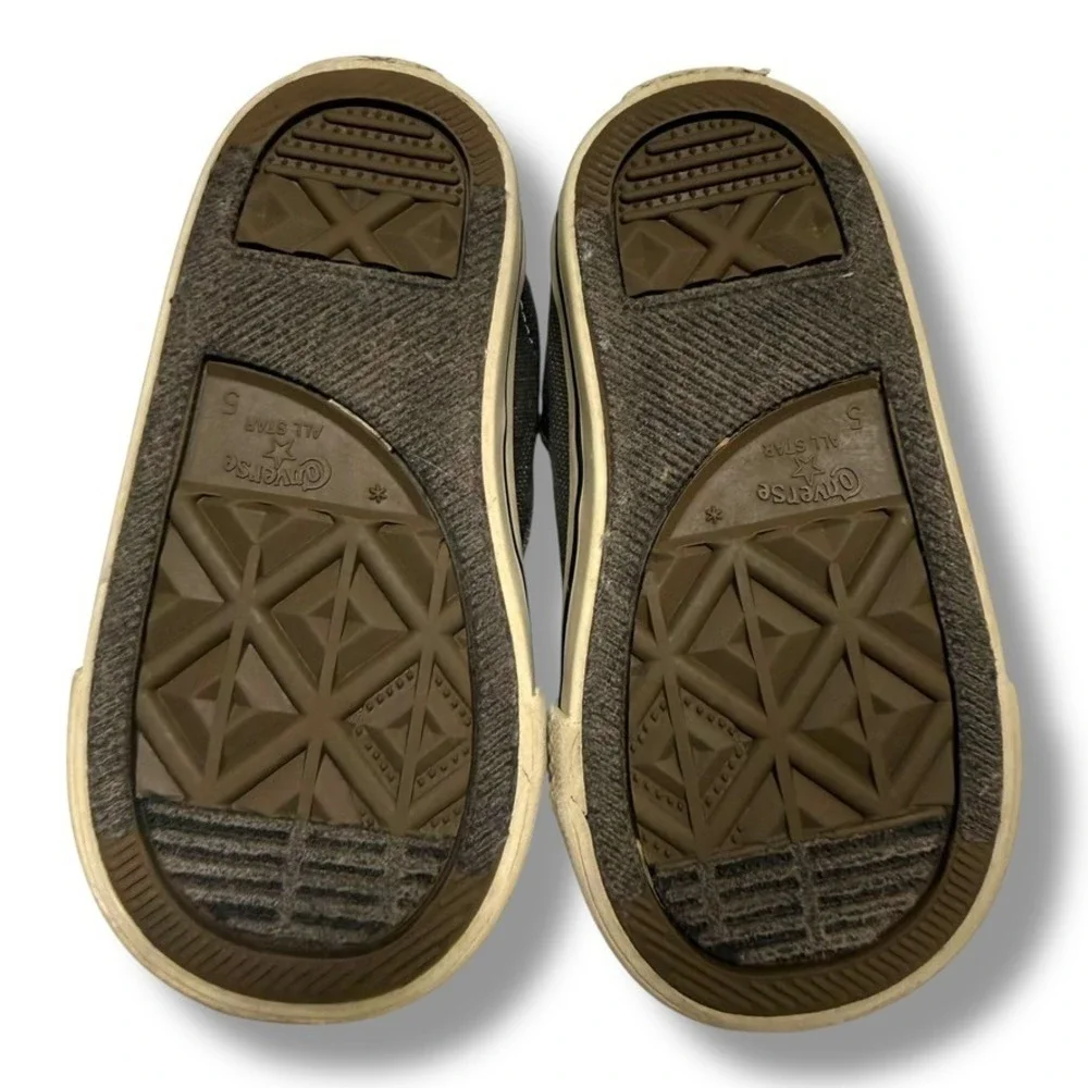 Converse Chuck‎ Taylor All Star Sneakers Infant 5C Gray Low Top 726091F